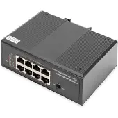 Digitus DN-651113 Industrial Ethernet Switch 10 / 100 / 1000 MBit/s IEEE 802.3af (12.95 W), IEEE 802.3at (25.5 W)