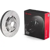Brembo Bromsskiva 09D41133 bak, ventilerad, höggradigt förkolnad, 1 Stycke