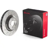 Brembo Bromsskiva 09B74451 fram, ventilerad, höggradigt förkolnad, 1 Stycke