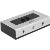 DeLOCK manuell bidirektionell 2-port ljudswitch 3,5 mm