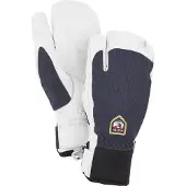 Hestra Army Leather Patrol 3-finger Skidhandskar, Marin