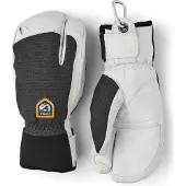 Hestra Army Leather Patrol, 3-finger Skidhandskar, Mörkgrå