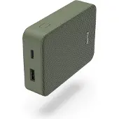 Hama Batterie Powerbank 10000 mAh Fast Charge LiPo USB-C, USB-A Grön Statusindikering