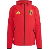 Adidas Belgien Windbreaker Tiro 26 Travel VM 2026 - Röd - , storlek Small