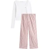 Tommy Hilfiger Essential Pointelle Poplin Pyjama Set