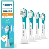 Philips Sonicare For Kids ersättningsborsthuvuden HX6034/90, 4-pack