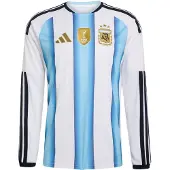 Adidas Argentina 26/27 Replica Hemma T-shirt Med Lång ärm