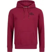 Lonsdale Sweatshirt 'Talmine' mörkröd / svart