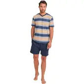 J&j Brothers JJBFH5700 Kortärmad pyjamas för män