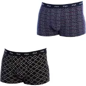 FILA Pack-2 tryckta bomullsboxershorts FU5289 för män