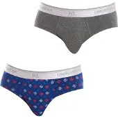 Kisses&love Pack-2 Basic Briefs andningsbart tyg KL2014 man