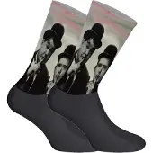 Jenes Socks Unisex Elastiska Tryckta Långa Strumpor