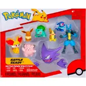 Pokémon Battle Figures-figurer 5 cm och 8 cm, 8-pack