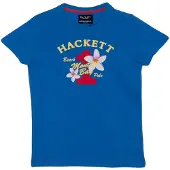 Hackett London Kortärmad t-shirt med rund hals för pojkar HK500152