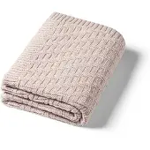 PurePower BABY ONO 1647/03 stickat bomullstäcke beige
