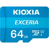 Kioxia EXCERIA - Flash-minneskort - 64 GB - UHS-I U1 / Class10 - mikroSDXC UHS-I