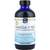 Nordic Naturals Omega-3 Husdjur, Medelstora till Stora Hundar, 237 ml (8 fl oz)