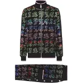 Philipp Plein Träningsoverall: Topp och byxor Gothic Plein