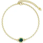 MYC Paris Birth Stone Armband - Guld och Grön