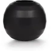 Markslöjd Omfamna Keramikvas Svart 14 cm