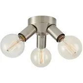 Markslöjd Mazzo Plafond Nickel 3 Lampor