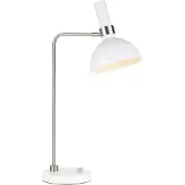 Markslöjd Larry Skrivbordslampa Vit/Krom