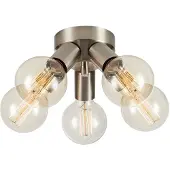 Markslöjd Mazzo Plafond Nickel 5 Lampor