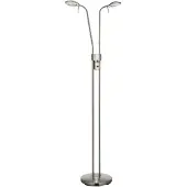 Markslöjd Hudson Golvlampa Stål Dubbel