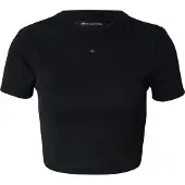 Armani Exchange för kvinnor. XW001833AF18852UC001 Design T-shirt svart (S), Casual, Polyester, Kort ärm