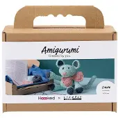 Creativ Company DIY Kit Amigurumi Mus mint & rosa 1 förp