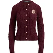 Ralph Lauren Kofta ljusgul / vinröd