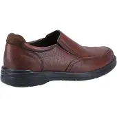 Hush puppies Matthew läder brun loafers för män