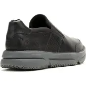 Hush puppies Baylor Skinn Herr Svarta Loafers