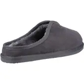 Hush puppies Conrad Suede Grå tofflor för herrar