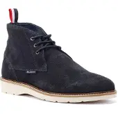 Ben Sherman Hampton Mocka Marinblå Kängor Herr