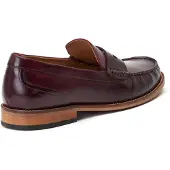 Base london Garfield Läder Bordo Loafers för män