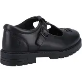 Hush puppies Fiona JNR Flickors Svarta Skor I Läder