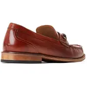 Base london Madison läder brun loafers för män