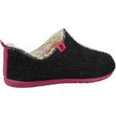 Hush puppies Good Recycled RPET Polyester Damtofflor Charcoal