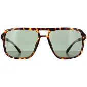 GUESS Aviator Unisex Mörk Havanna Grön GF5085