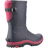 Cotswold Realm Gummistövlar för kvinnor i marinblått/rosa