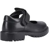 Hush puppies Astrid Bow Flickors Svarta Skor I Läder