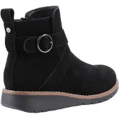 Hush puppies Lyra Mocka Svart Vintersko för Kvinna