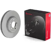 Brembo Bromsskiva 09D54923 fram, ventilerad, höggradigt förkolnad, 1 Stycke