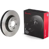 Brembo Bromsskiva 09D99311 fram, ventilerad, höggradigt förkolnad, 1 Stycke