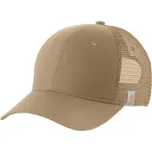 Carhartt Men's Rugged Professional Series Canvas Mesh Back Cap Dark Khaki