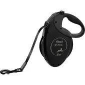 Flexi Giant koppel Black Edition - automatisk hundkoppel - 8 m
