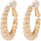 Sno of sweden Twist guld örhängen 1386-6900257