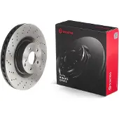 Brembo Bromsskiva 09A81711 fram, ventilerad, höggradigt förkolnad, 1 Stycke