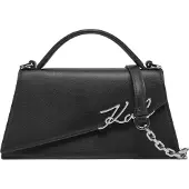 Karl Lagerfeld Handväska 'Essentials' svart